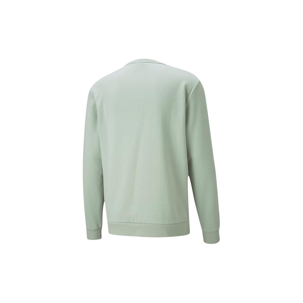 PUMA Sweatshirts Men's Gray Green Crew Neck Thickened Regular 587141-49