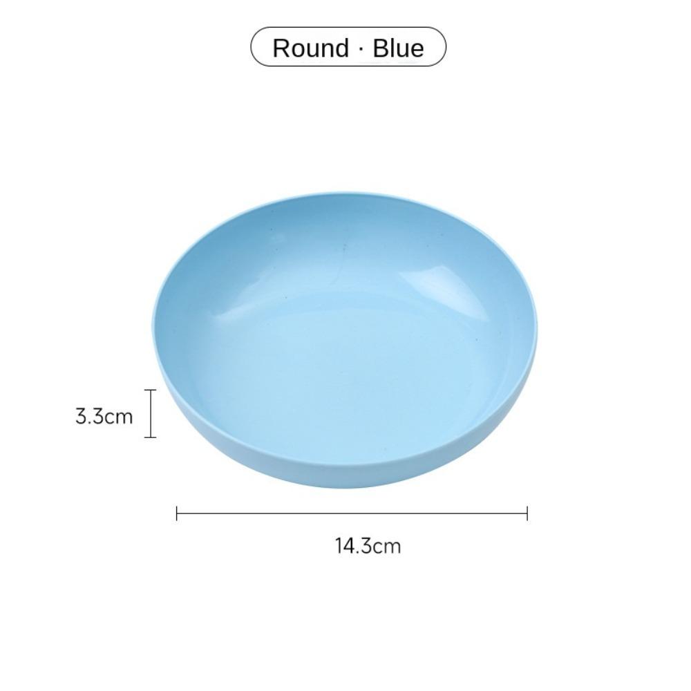 Piatto per la spazzatura quadrato da tavolo da pranzo in plastica da 14,5 cm, nuovo piatto per torte, per uso domestico