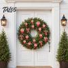 Decorative Hanging Candies for Holidays 12/24/36 Pcs Candy Christmas Tree Decorations, Lollipop Picks Tree, Red Indoor Holiday Party Wall Decorations