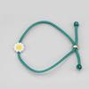 BONBEAU Color Motive Knot Bracelet Daisy Rainbow Clover Knot Thread Bracelet
