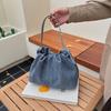Frosted fashion niche retro suede shoulder bag women's bag large capacity autumn and winter handbag commuter armpit bag