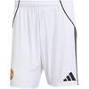 Manchester United 25/26 Home Shorts White Men Bottoms JI7430