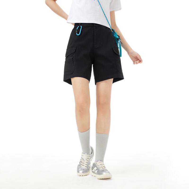 

CAMEL Women s Outdoor Casual Elastic Shorts L