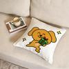B-Big Silly Dog Cushion Cover Fabric Soft Furnishing,Pillowcase, Cushion Cover, Sofa Pillow, Home Decoration