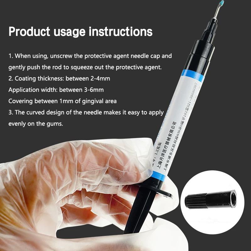 1.5G/3G Dental Barrier Resin Flexible Light-Curable Flowable Flow Light Curing Composite Resin Material Oral Filling Tools