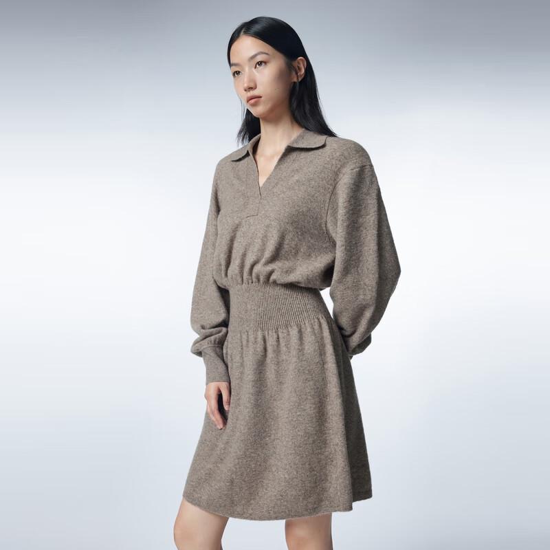 

JNBY Women s 5N9G10690 Long Sleeve Knit Sweater Dress S
