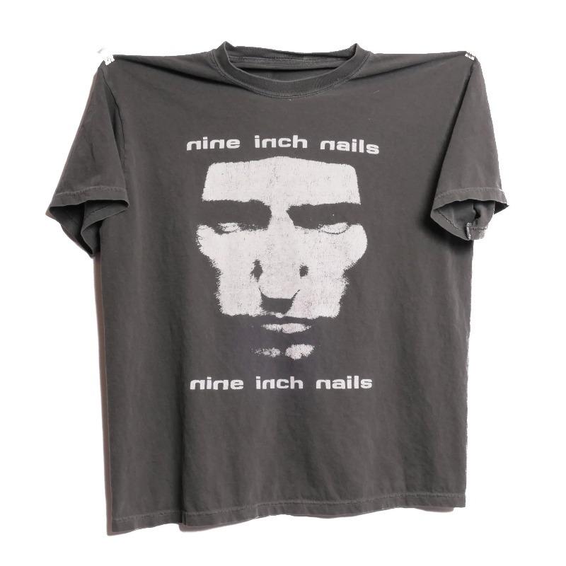 

Nine Inch Nails NIN Downward Spiral Band Tee Summer Unisexs and Womens Loose and Breathable Tshirt Top S