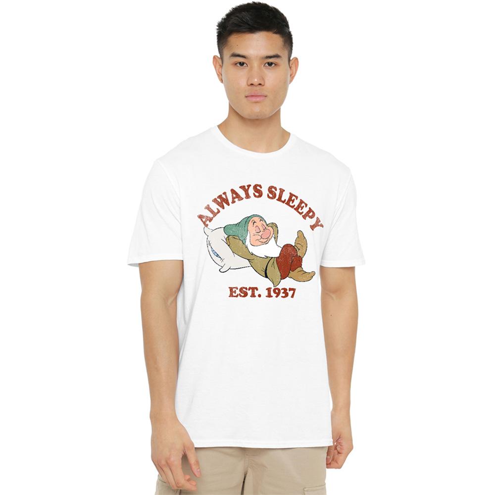 Snow White And The Seven Dwarfs Unisex Adult Sleepy Dad 1937 Father's Day T-Shirt