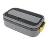 304 Stainless Steel Bento Box Adult Lunch Box Single Layer Microwave Safe Portable Split Bento Box for Students Office