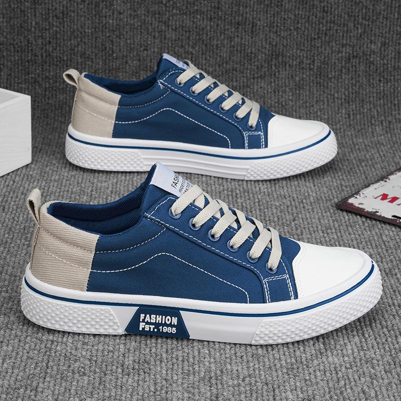 Youth Canvas Shoes 2025 New Summer Breathable Flat Bottom Low Top Cloth Shoes Trendy Versatile Casual Shoes High Value