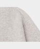 LETTERCOMO Heavy Rush Wool Round Knit Beige