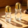 30/50ML Rosenquarz Roller Roll-on Glasflasche Nachfüllbare Flasche Mini Auslaufsicherer Kugelschreiber-Applikator