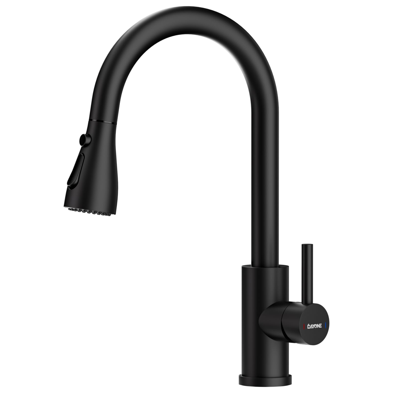 

DAYONE Matte Black Kitchen SUS304 Stainless Steel Kitchen Hose Mixer 3 Water Flow Standard Includes Japanese Installation Easy DIY Installation