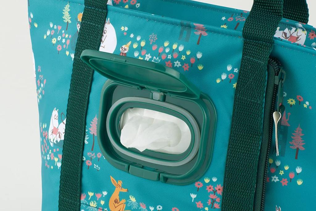 Skater Moomin Lunch Bag with Wet Wipes Pocket (KCLBP1-A)