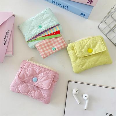Kid Mini Cute Coin Purse Hasp Zipper Coin Pouch Key Card Bag Unisex Wallet Mini Purse Id Holder Credit Card Holder Badge Holder