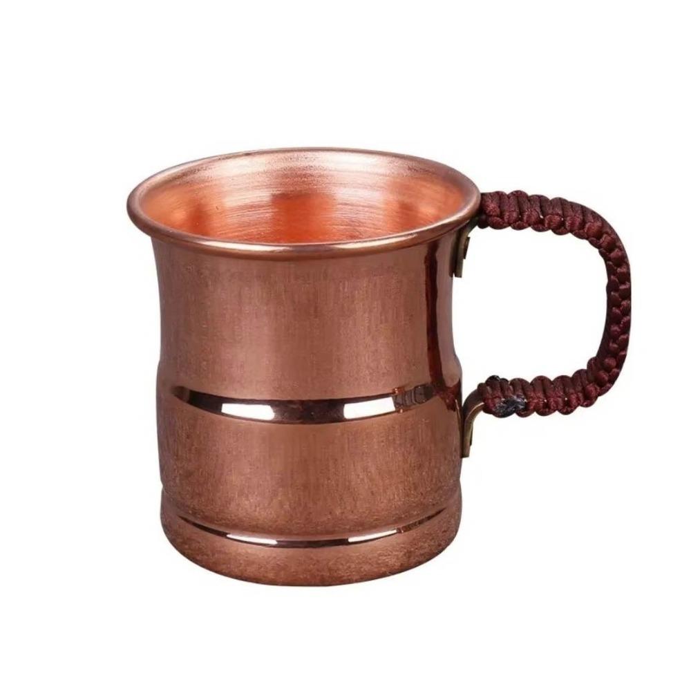 400ml Capacity Moscow Water Mule Thickened Design Copper Milk Mug Moscow Mule Cup Home Use 280ML