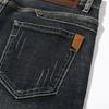 Summer Shorts Jeans Men Denim Pants Stretch Dark Blue Fashion Design Men's Jeans Slim Straight Male Short Jeans