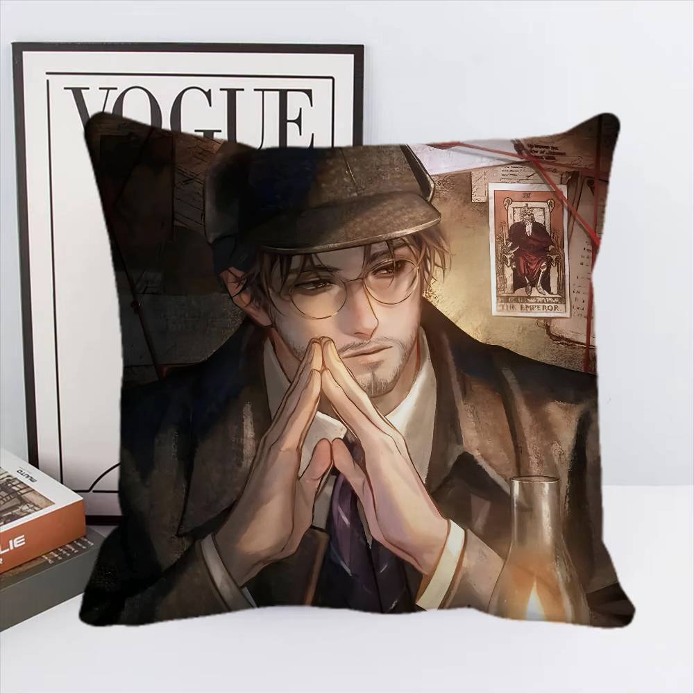 Federa Cuscino Anime Lord Of Mysteries Quadrato Camera da Letto Divano Cuscino Comfort per il Tempo Libero Decorazione Auto Casa
