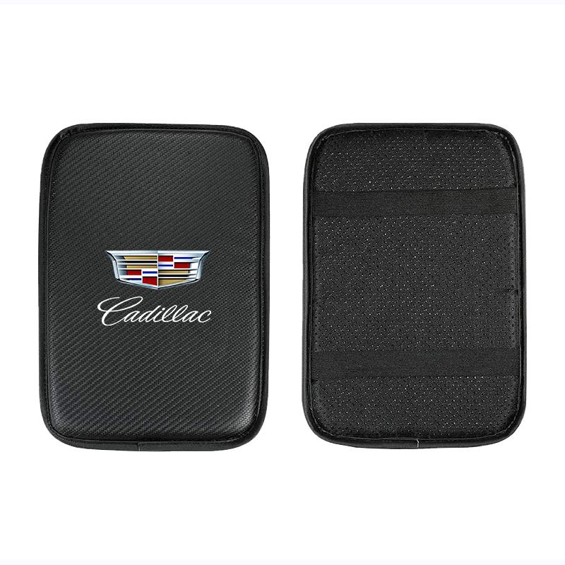 Car Center Console Armrest Box Protective Pad Carbon Fiber Soft Pad For Cadillac CT5 CT6 CTS Seville ATS CT4 XTS Celestiq Ciel Escala SRX XT4 XT5 XT6