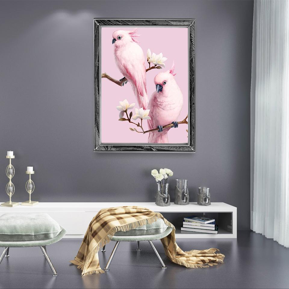 Full Square Diamond Painting Parrot Animals Bird Mosaic Diamond Embroidery Scenery Cross Stitch Home Decoration New Year Gift