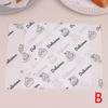 50Pcs Food Grade Baking Wax Paper Food Wrappers For Cake Pastry Wrapping Grease Paper For Festival Party Bread Burger Oilpaper