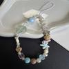Original Sunflower Sea Star Beaded Phone Chain with Cute Camera Pendant