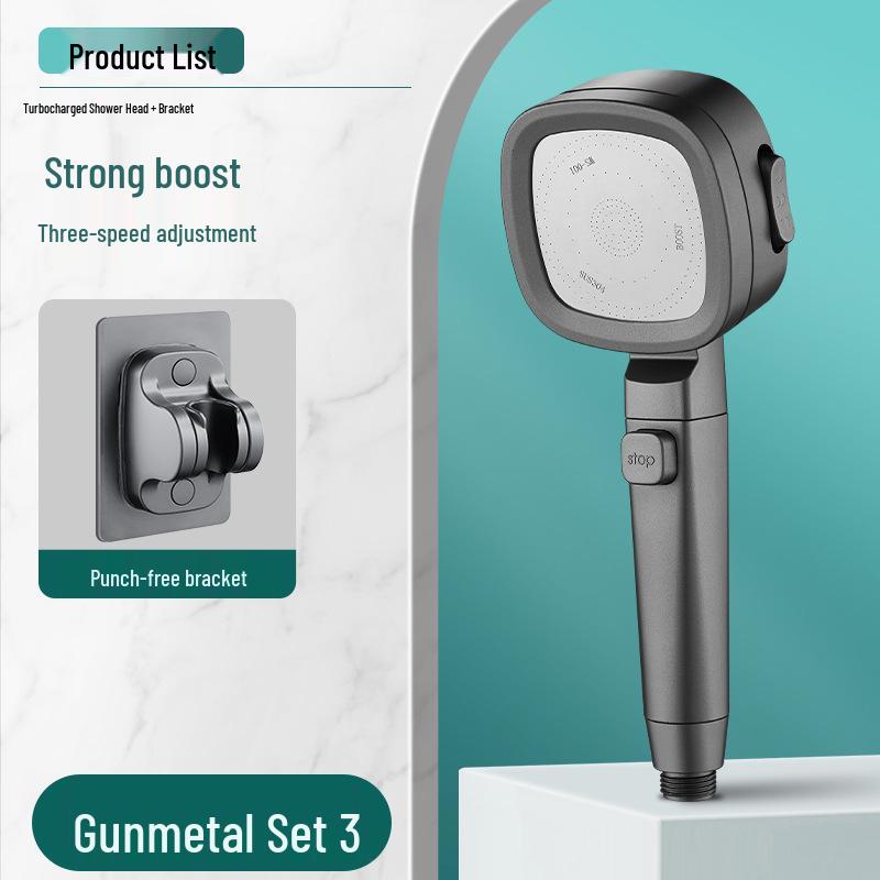 Powerful Boost Rain Shower Head Set for Bathroom & Home