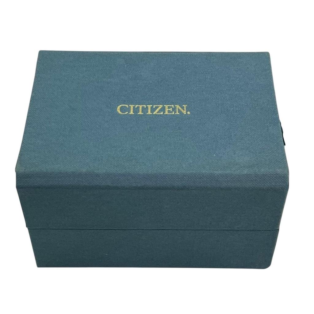 Used 186001 As-is CITIZEN Exceed Eco-Drive H113-T009841 Gold/Black Men's