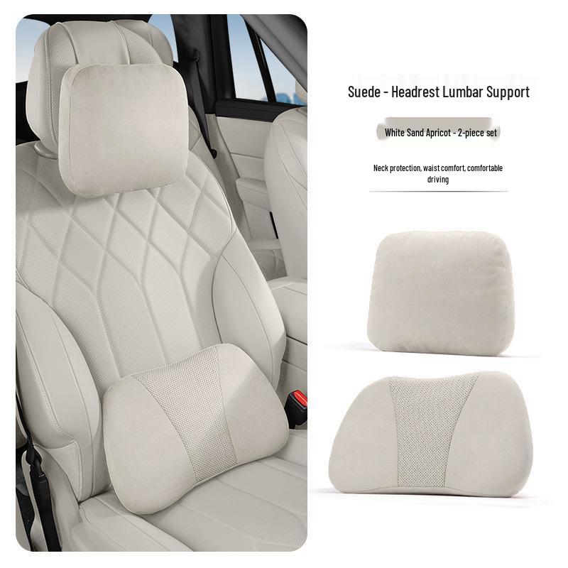 Cadillac XT5/XT4/CT5/CT6/XT6/IQ Lyriq Optiq Neck Pillow & Lumbar Support Headrest