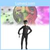 Costume da Bambino Miraculous Tales Of Ladybug Cat Noir con Spandex per Gioco di Ruolo Anime