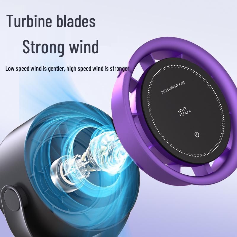 High-Speed Bladeless USB Charging Desktop & Wall-Mounted Silent Fan
