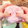 Slow Rebound Push Bubble Roll Toy Food Shape Cake Slow Rising Toy  Kids Adults