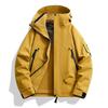 2025 Women's Windproof Fleece-Lined Detachable 3-in-1 Short Shell Jacket for Autumn & Winter Mountaineering