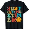 Groovy Laat Me Stim Bro Kinderen Jongens Grappig Autisme Bewustzijn T-shirt Unisex T-shirt