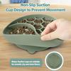 Slow Feeder Dog Bowls, Silicone Pet Food Bowls with Suction Cups, Non-Slip Dog Feeding Slow Down Pet Eating Speed for Fast Eaters, Anxiety Relief &