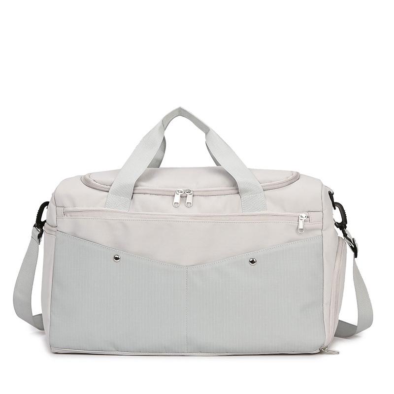 Foldable Travel Bag: Wet/Dry Separation, Large Capacity, Shoe Compartment, Lightweight, Ideal for Swimming or Fitness, Convertible Backpack/Duffel.