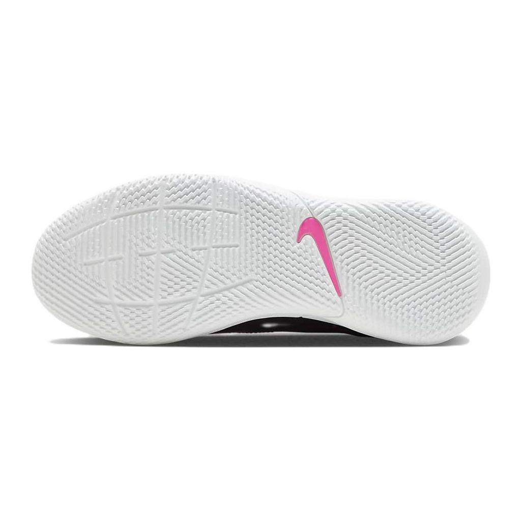 Nike Tiempo Legend 9 Club IC Slip Resistant Cushioning Abrasion Resistant Low top Kids' Soccer Shoes Purple White Kids' DR6069-510