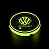 7 Color LED Car Cup Holder Light Luminous Coaster Water Cup Pad for Volkswagen VW Golf 6 7 MK4 TSI TDI Magotan B5 B6 B7 Touareg