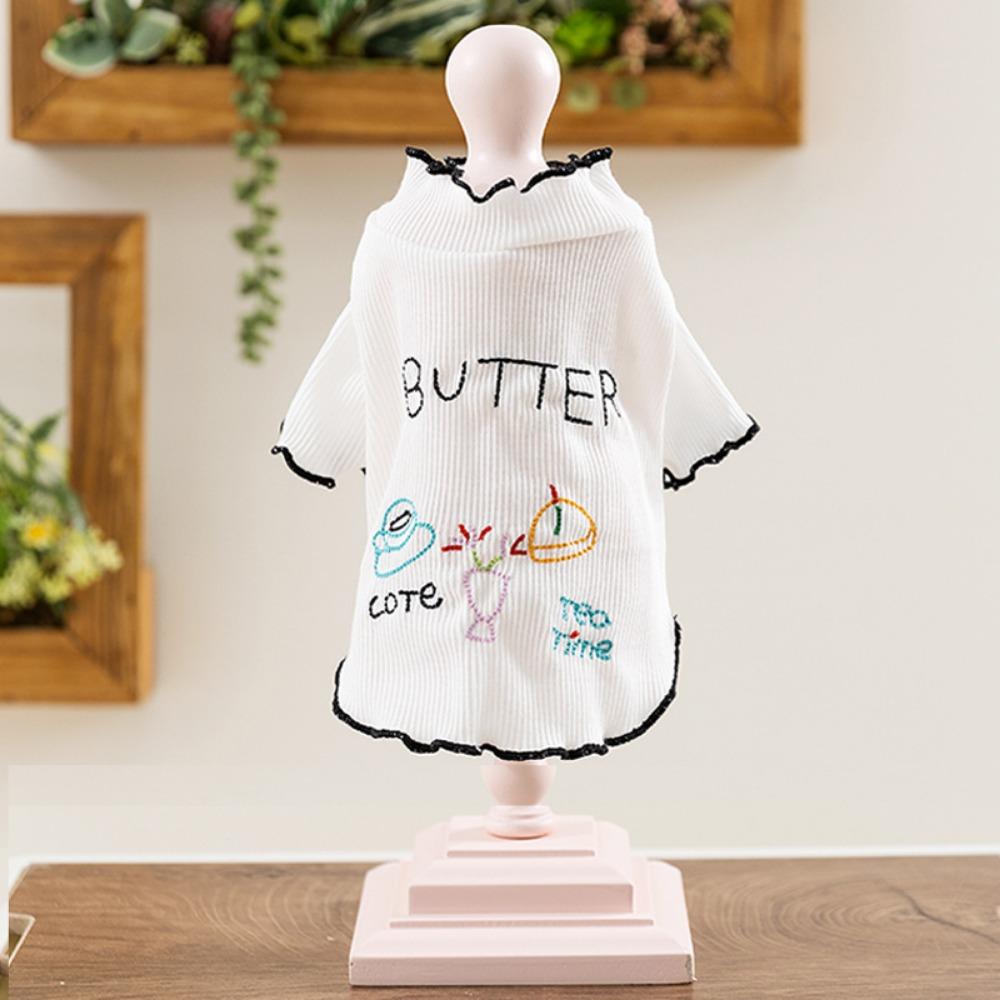 Spring and Summer New Dog Loungewear Thin Breathable Bottoming Shirt Medium and Small Dog Teddy Bear Pet Clothes