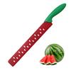 Coltello per anguria con fodero, Coltello da pane seghettato per torta, formaggio, pasticceria, Tagliafrutta in acciaio inossidabile per cucina