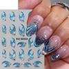 Con Adesivi per Unghie Press-On Diamante Decalcomanie per Unghie per Decorazioni Manicure Fai-da-Te