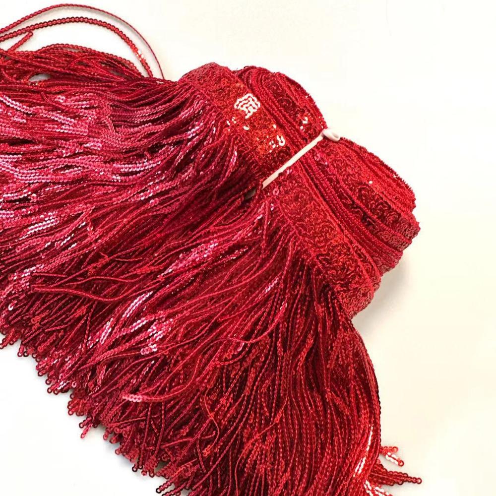 Decorațiune Costume 15cm 10 Yarzi Ciucuri cu Paiete Bling DIY Franjuri Trim Cusut Ciucure Stil Boho Dantelă Rochie Decor Pantofi