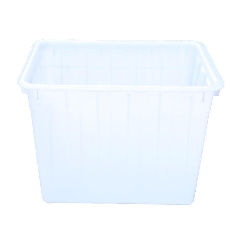 White 90-400L Thickened PE Square Water Storage & Aquatic Tank