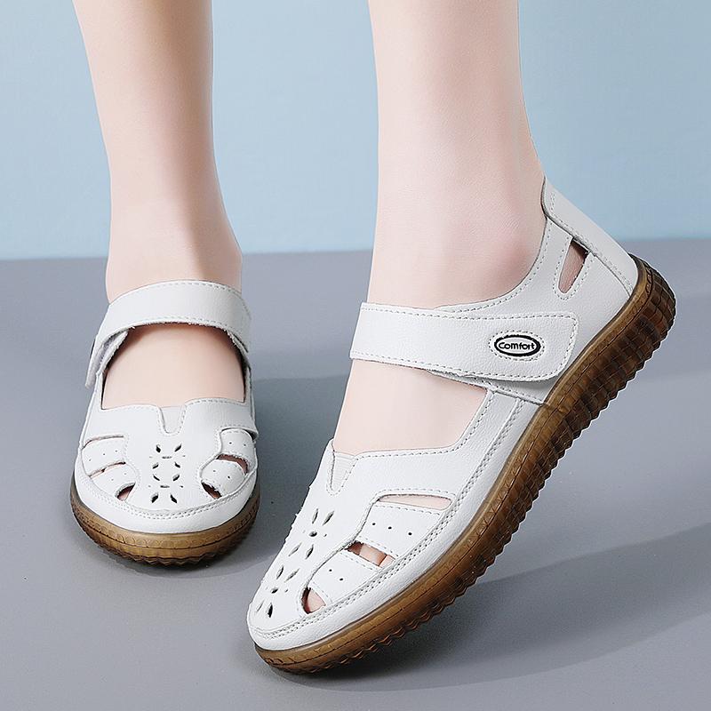 35-42 Dámské Letní Nadměrné Velikosti Prodyšné Módní Děrované Boty Ležérní Dámské Boty Sandály Zahradní Boty