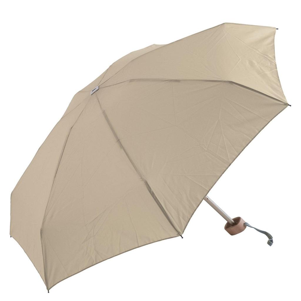 ANATOLE Compact Folding Umbrella SOLID COLOURS 50cm Rib 85cm Elise Light Green Unisex Rain French Brand Length, Diameter, Umbrella, Lightweight,
