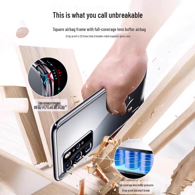 POZZO Anti-Yellowing Transparent Phone Case for Huawei