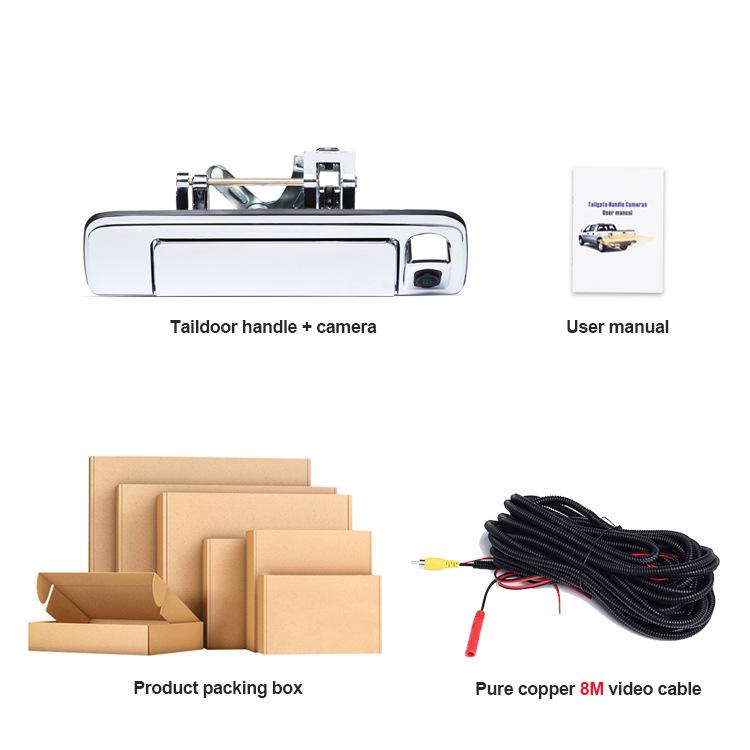 2012-2014 ISUZU D-MAX & Mazda BT50 Pickup Truck Handle to Car Camera серебряный