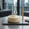 Gift for Party Planners 10 Pcs Reusable Number Candle Holder Set, 0-9 Digital Birthday Cake Stand Cakes Stand, Metal Topper Decoration Birthday,