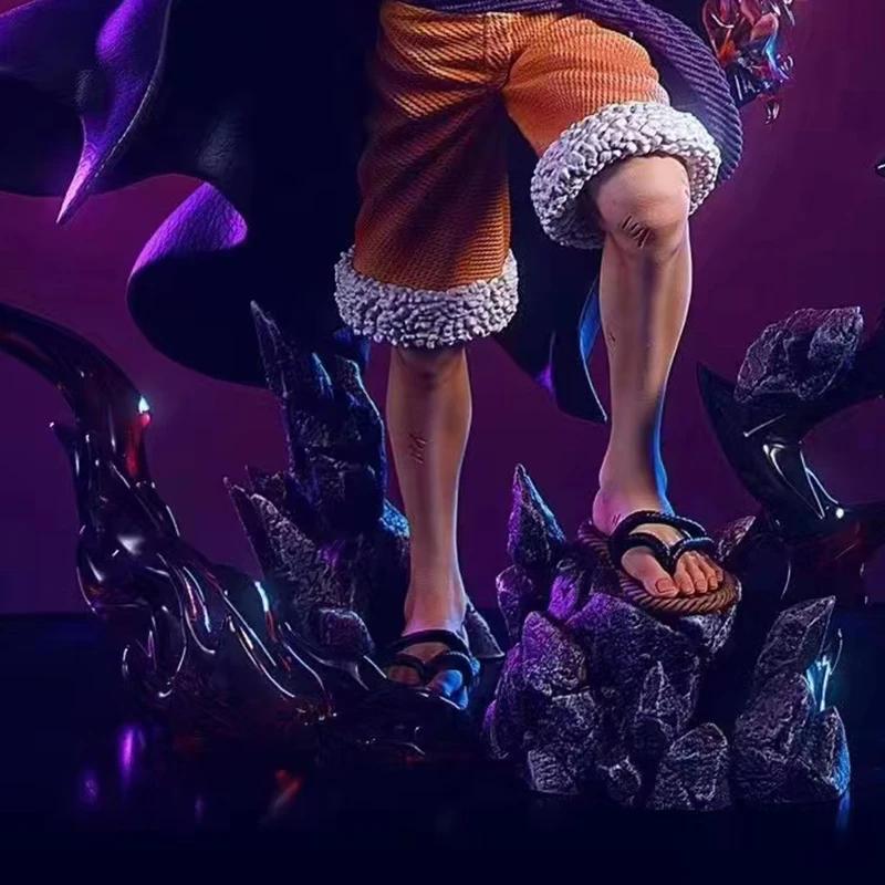 New One Piece Anime Figure Luffy Four Emperors Monkey D. Luffy Action Figurine 25cm PVC Collectible Model Doll Toys