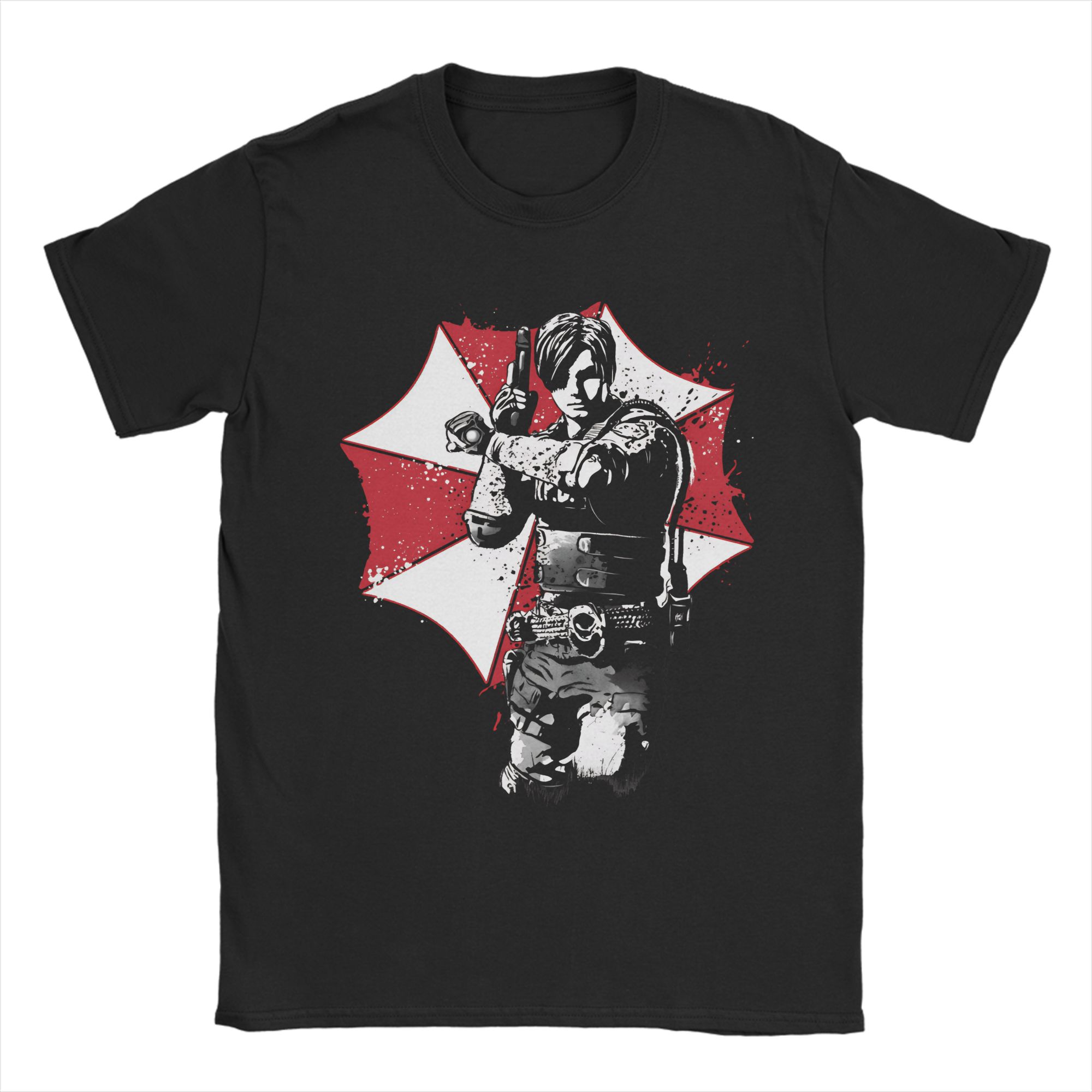 

Leon S Kennedy Cotton TShirt For Mens Summer Classic TShirts Round Neck Harajuku Tees Oversized Hot Sale Tops S